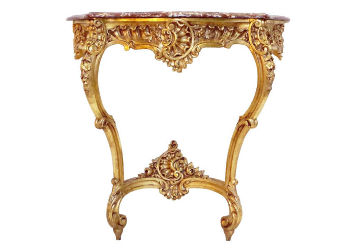 Louis XV gilt wood console