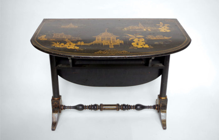 leaf table england lacquer
