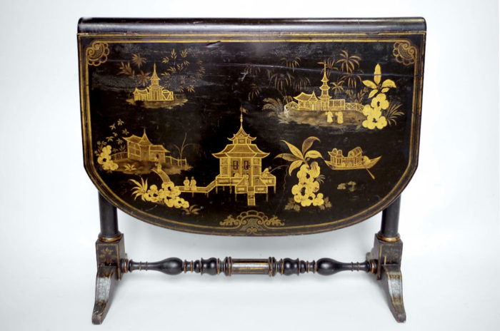 leaf table england lacquer