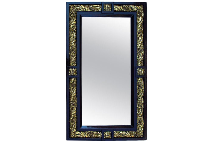 miroir louis XVI 1900 stuc bois
