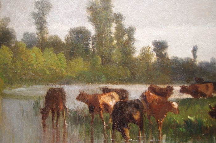 rural pastoral cortes peinture