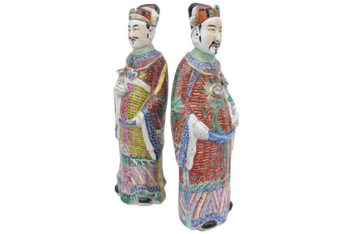 ls2777 dignitaires chinois porcelaine