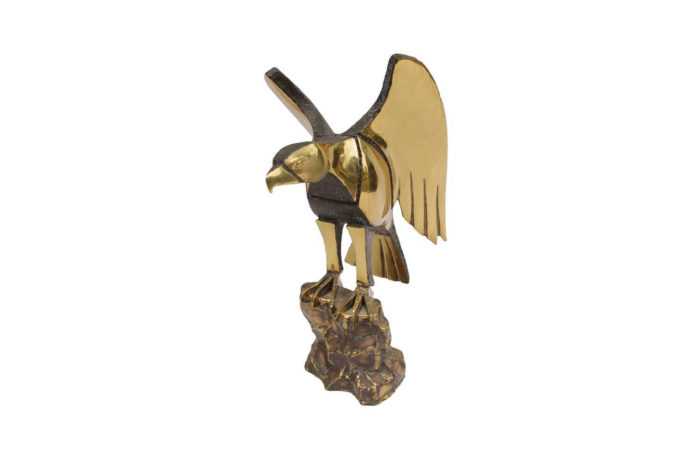 brass eagle sculpture chassin