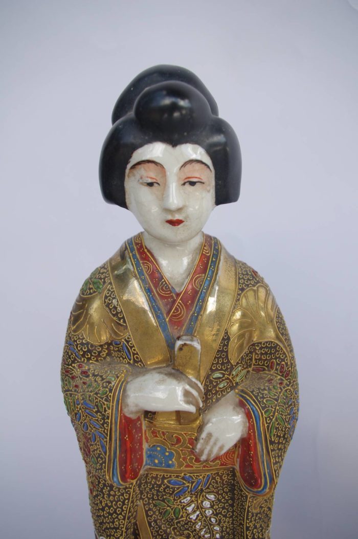 geisha satsuma porcelaine 1