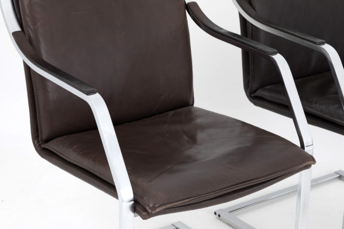 detail assise accotoirs fauteuils knoll glatzel