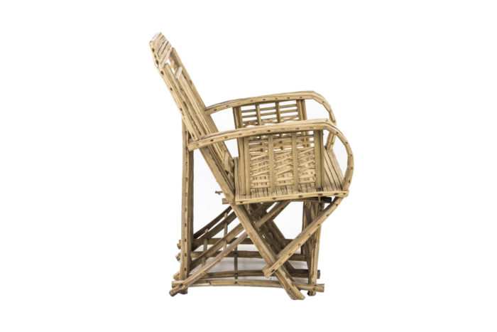 fauteuil ethnique bambou profile