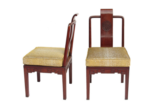 pair of chinese style chairs ming mahogany 2