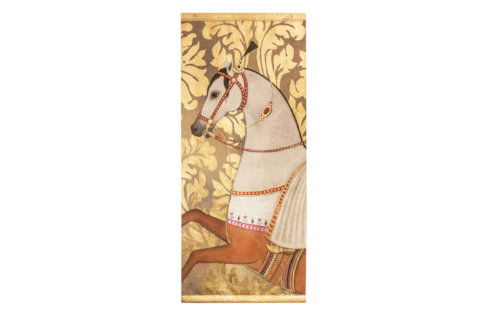 toile peinte cheval arabe