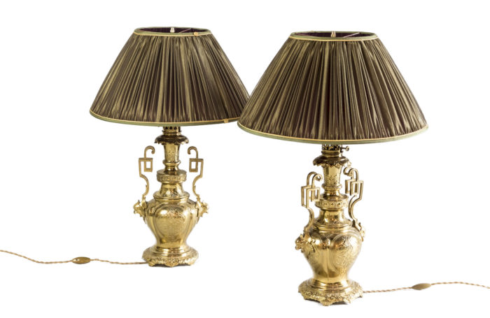 arabian style lamps gilt brass bronze