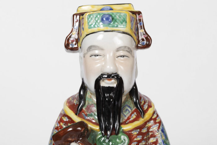 dignitaire chinois faience chapeau