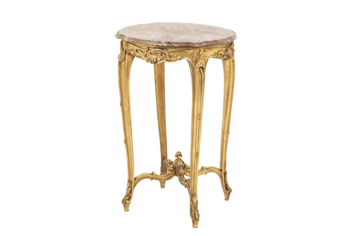 louis xv style stand gilt wood marble