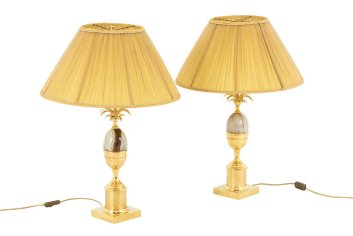 paire lampe oeuf onyx style maison charles pcple
