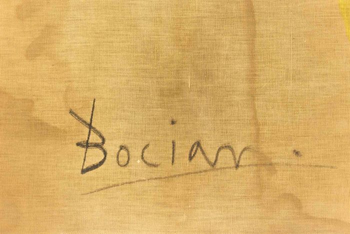 bocian composition abstraite signature