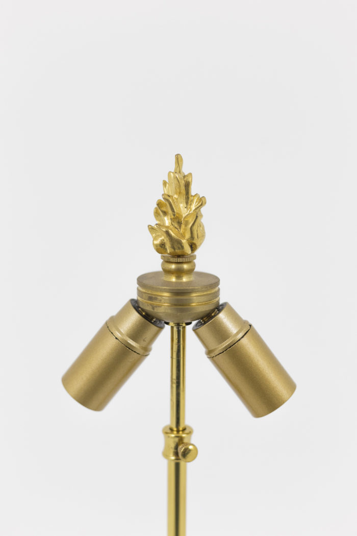 lampes style louis xvi bronze doré torche