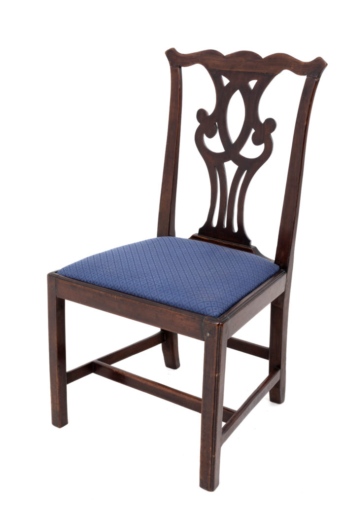 chaises chippendale acajou (2)