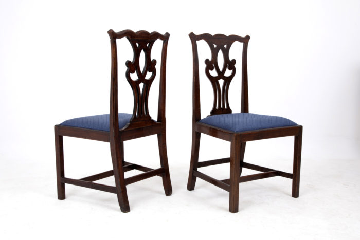 chaises chippendale dos