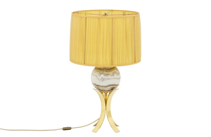 sphere lamp marble gilt brass