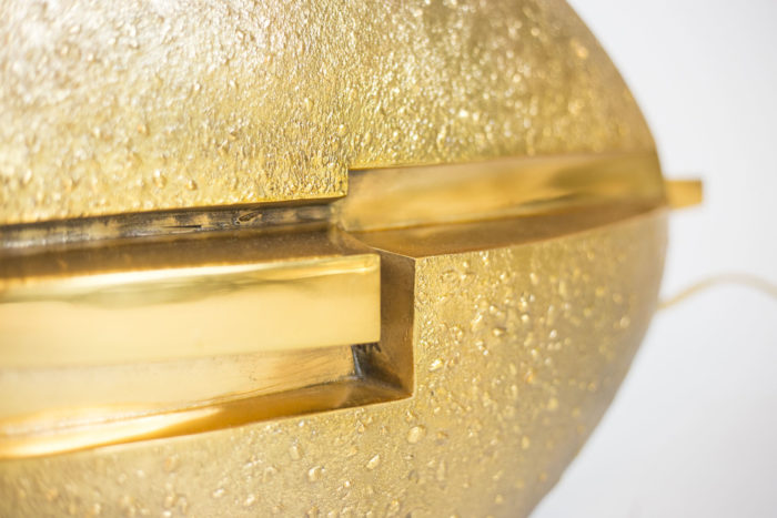 pragos lampe bronze doré détail