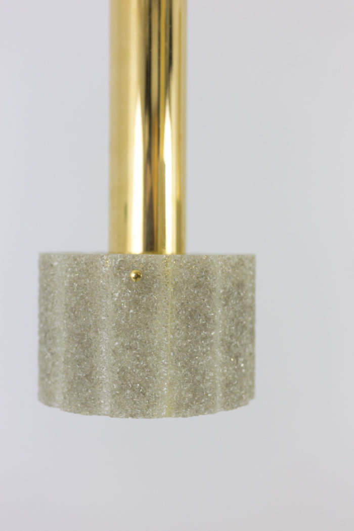 chandelier granite resin gilt brass detail