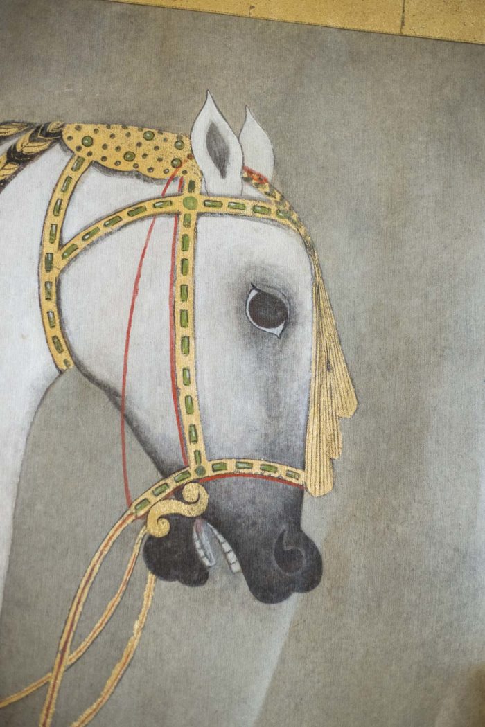 canvas horse head