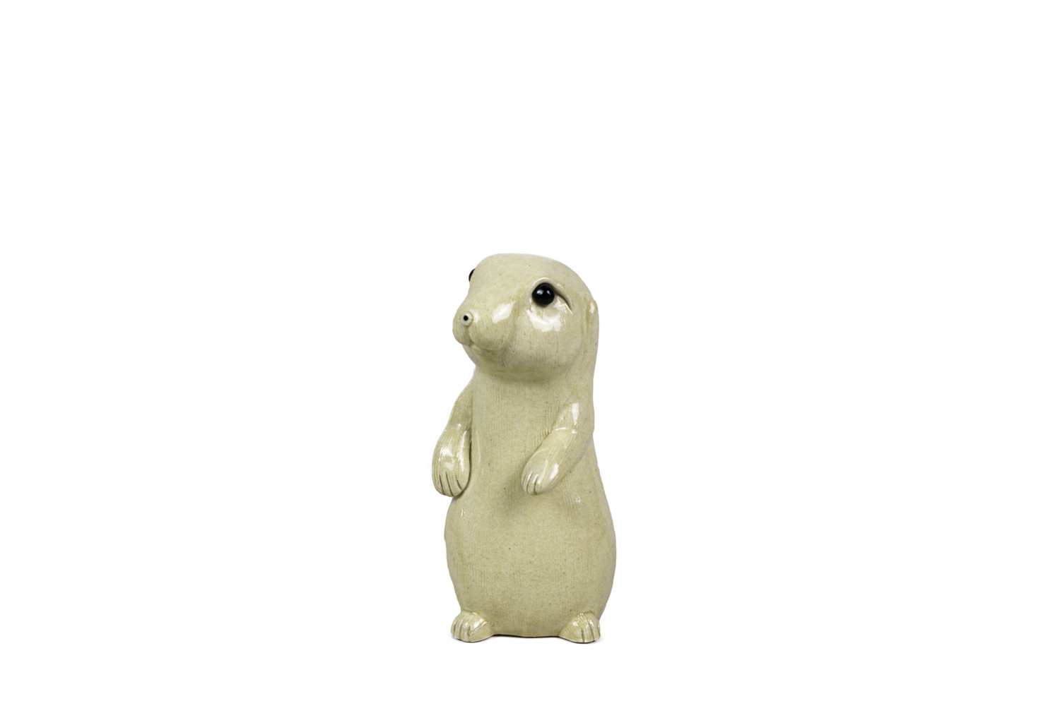 Valerie Courtet Prairie Dog Glazed Stoneware Sculpture Jlf Antiquites