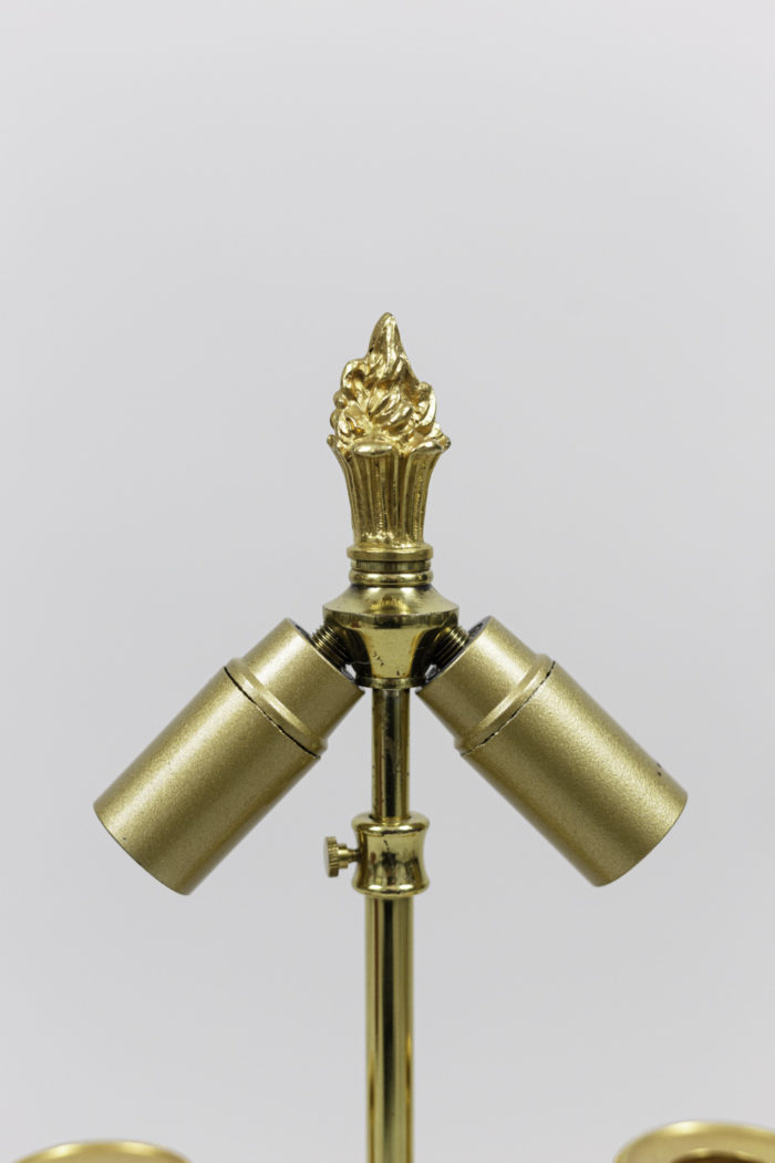 lampes style louis xvi bronze doré flamme