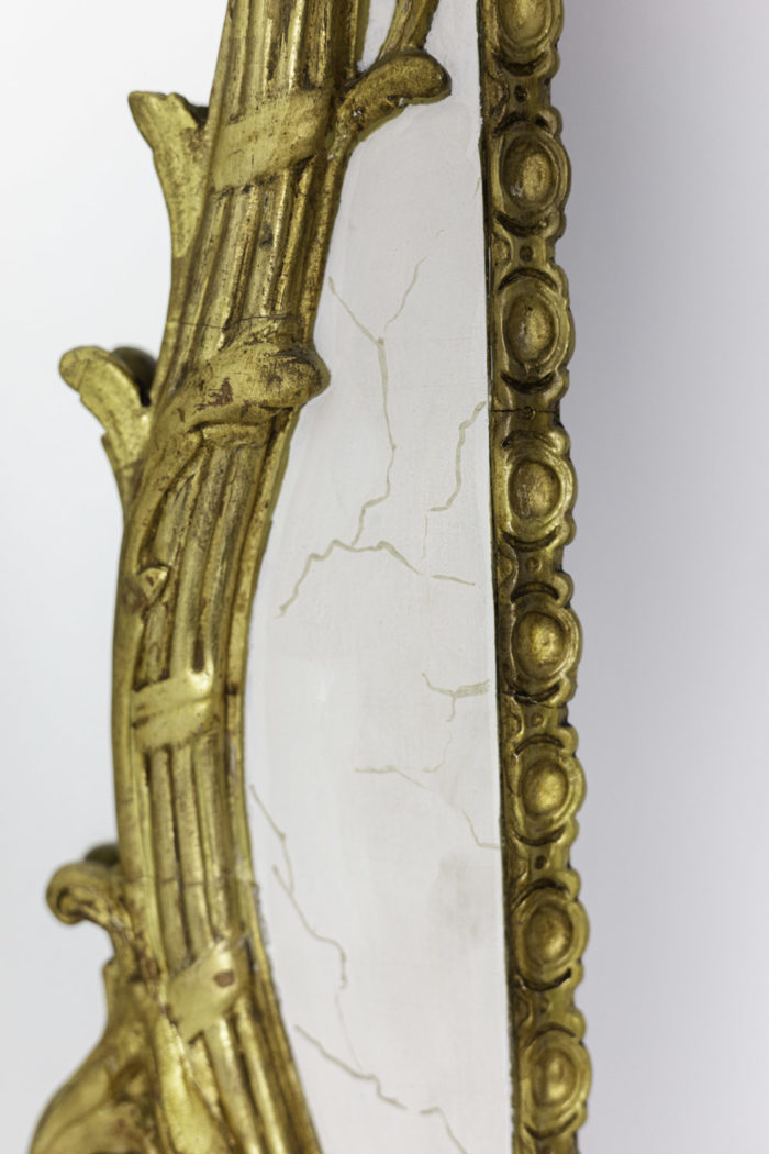 louis xv style mirror ribonned rushes