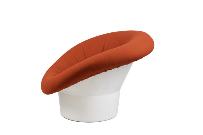 fauteuil mushroom style pierre paulin side