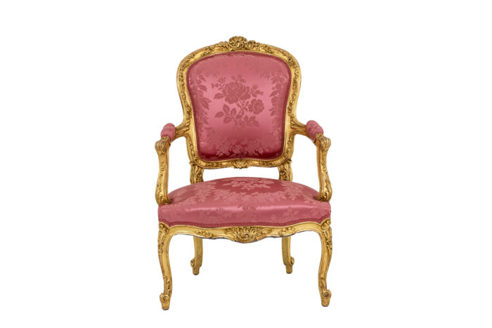 Pair of pink armchairs 3