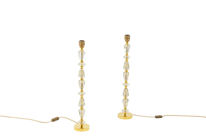 Pair of lamps in glass 6