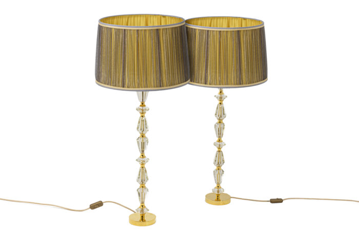 Pair of lamps in glass 1