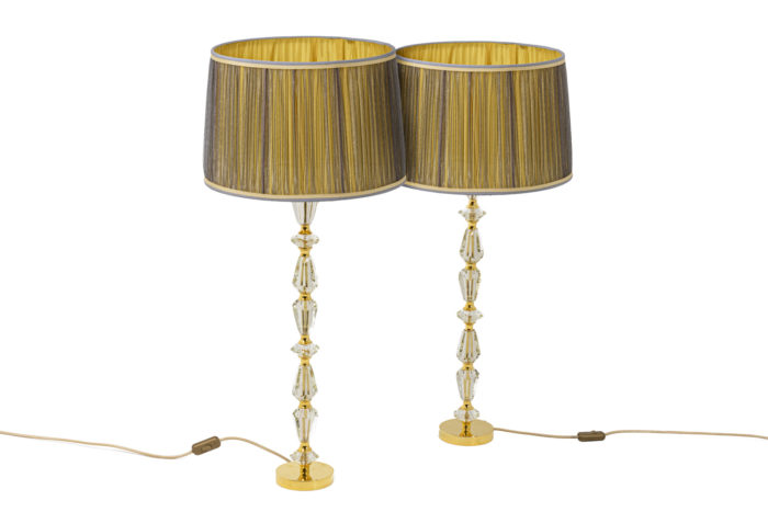 Pair of lamps in glass 1