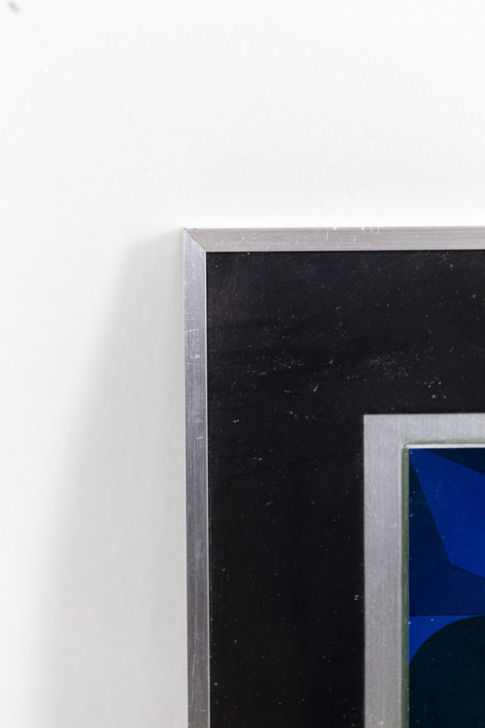 Vasarely - cadre en aluminium
