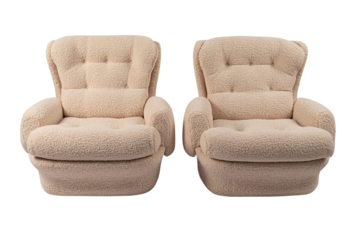 Pair of armchairs - face