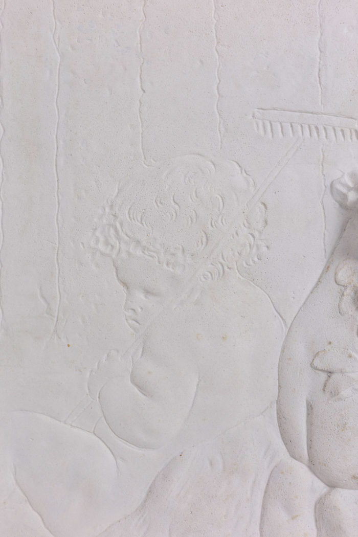 Pair of bas-reliefs - detail