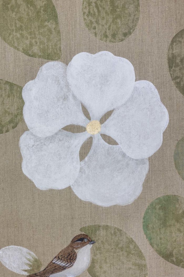 Painted canvas - flower