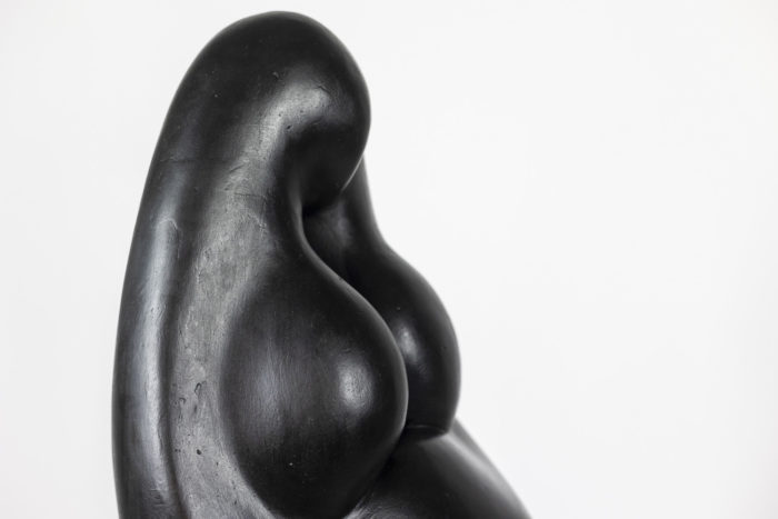 Dragoljub Milosevic, Sculpture "Maternity", 1970s - focus tête