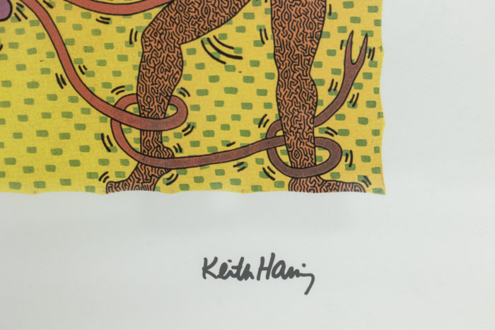 Keith Haring, Lithography, années 1990 - signed