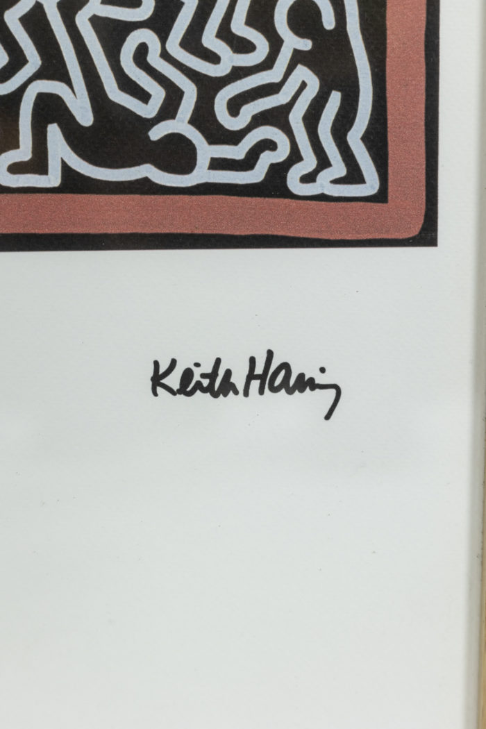 Sérigraphie originale de Keith Haring - signé