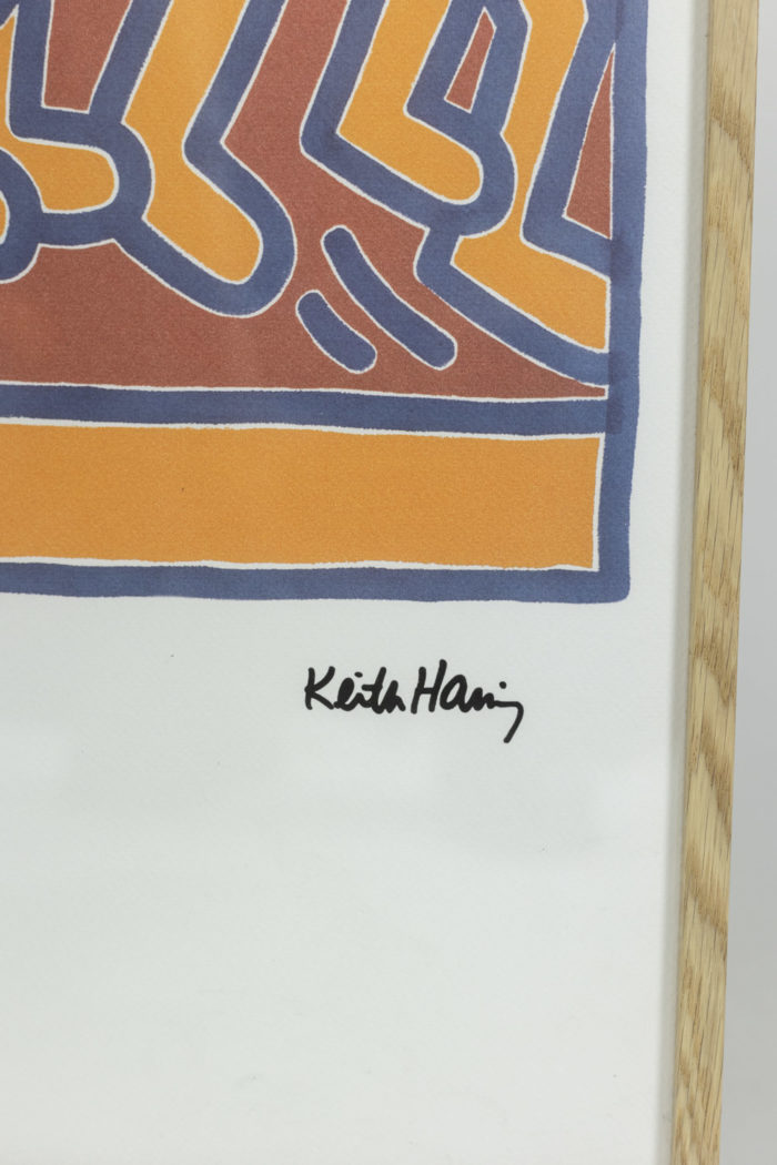 Sérigraphie originale de Keith Haring - signé