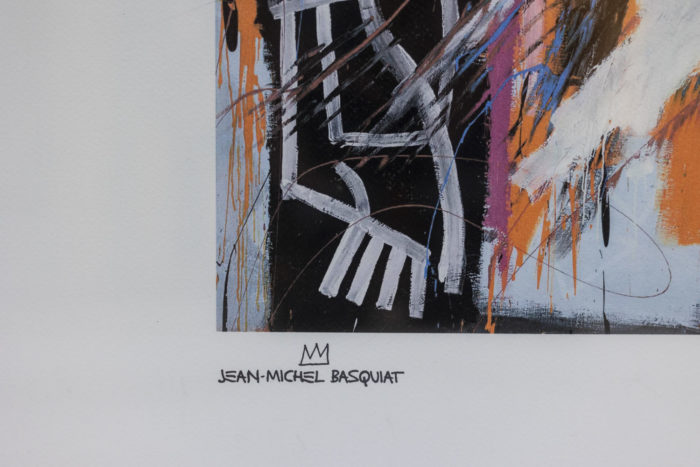 Jean-Michel Basquiat, Silkscreen, 1990s - focus