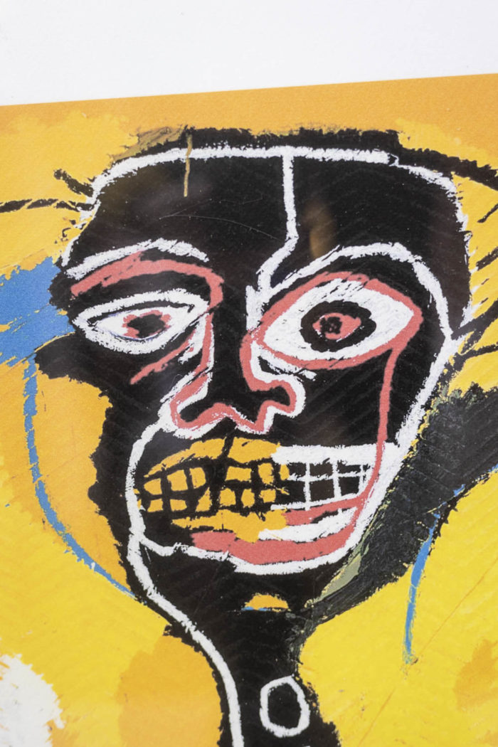 Sérigraphie Jean-Michel Basquiat - autre détail