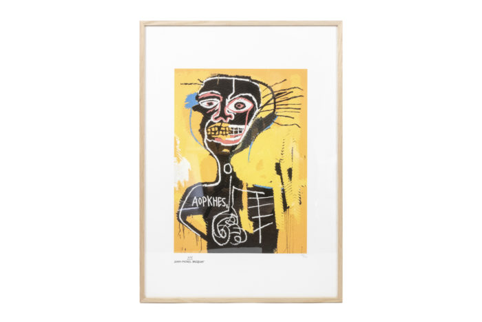 Sérigraphie Jean-Michel Basquiat - face