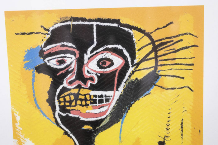 Sérigraphie Jean-Michel Basquiat - tête