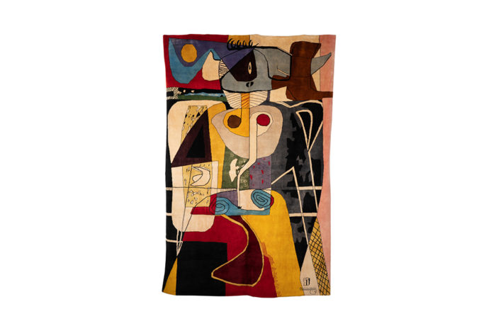 After Le Corbusier, Rug, or tapestry « Taureau II ». Contemporary work.