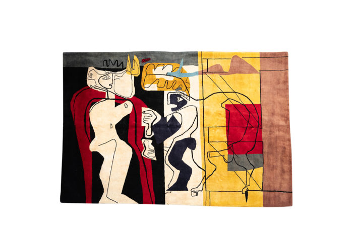 Rug, or tapestry, inspired by Le Corbusier. Contemporary work