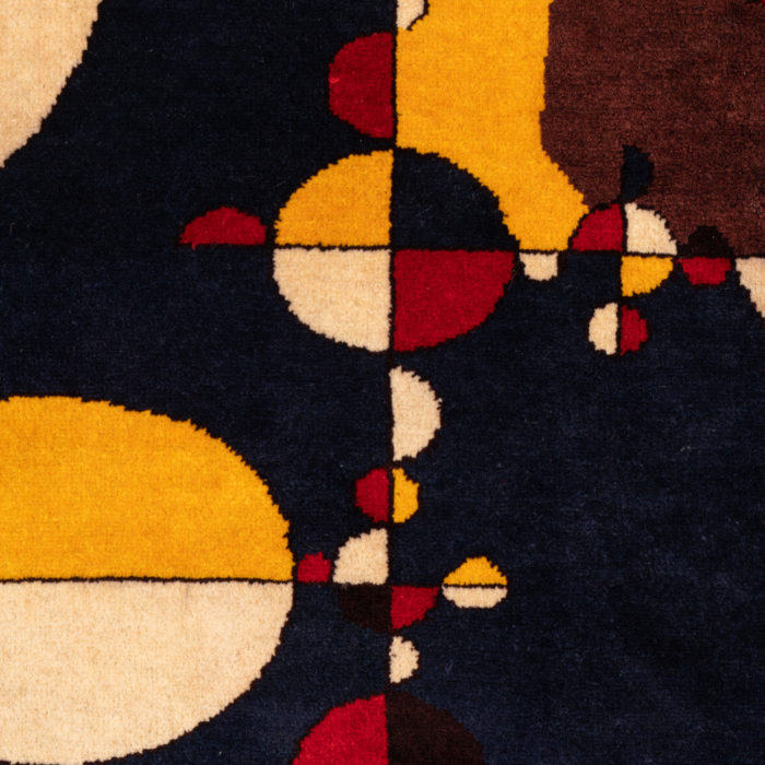 After Gabriel Orozco, Rug, or tapestry « Samuraï Tree Variants ». Contemporary work. - détail