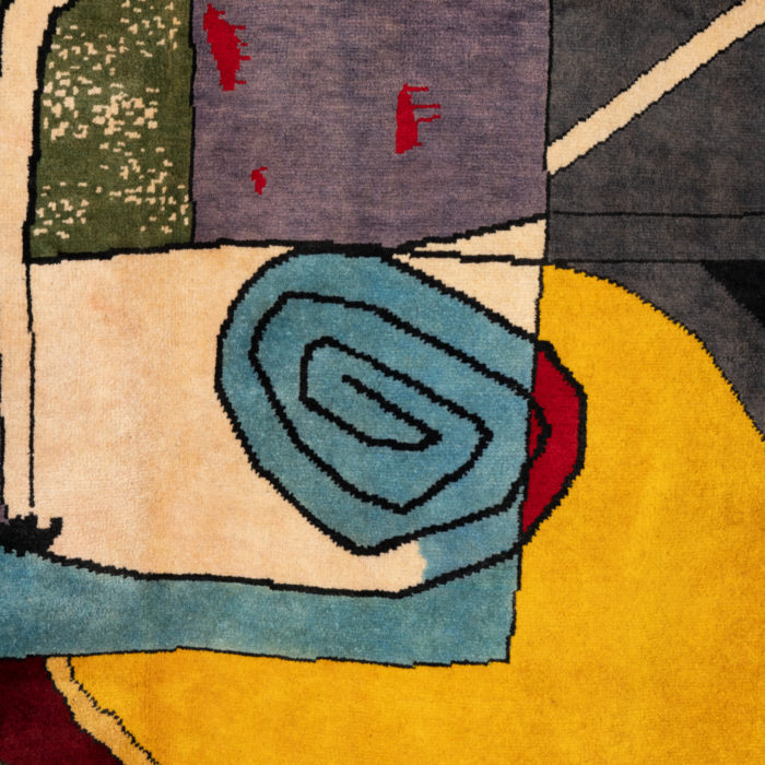 After Le Corbusier, Rug, or tapestry « Taureau II ». Contemporary work. - detail