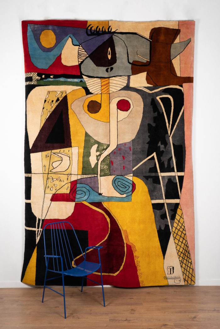 After Le Corbusier, Rug, or tapestry « Taureau II ». Contemporary work. - staging