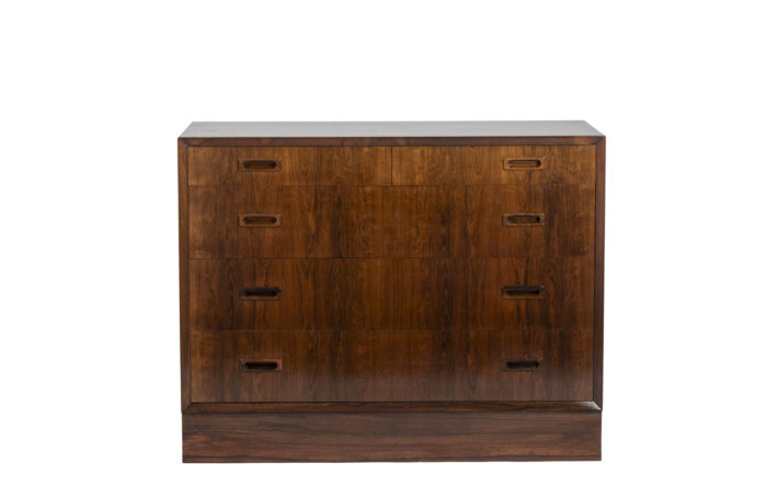 Chest of drawers in rosewood, 1970' - face